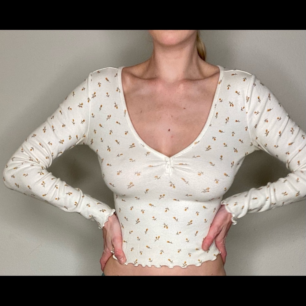 F21 Cropped Shirt